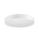 SLV ceiling luminaire DECONA 42 CL round, suitable for VDU workstation IP44, white, lacquered dimmable