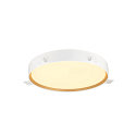 SLV ceiling luminaire DECONA 42 CL round, suitable for VDU workstation IP44, gold, white, lacquered dimmable