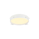 SLV Luminaire de plafond DECONA 30 CL rond, avec capteur, adapt� aux postes de travail avec �cran IP44, blanche, laqu� 