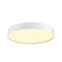SLV Luminaire de plafond DECONA 42 CL rond, avec capteur, adapt� aux postes de travail avec �cran IP44, blanche, laqu� 