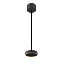 SLV Luci a sospesione GRIP! FLAT IP20, oro, nero dimmerabile