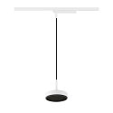 SLV Luminaire  suspension monophas GRIP! FLAT IP20, noir, blanche gradable