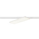 SLV 3-phase spot SIGHT PANEL square, suitable for VDU workstation IP20, white, lacquered dimmable