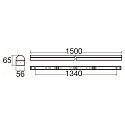 SLV Banda lumisona BATTEN P 1500 72 DALI EM 3H controllabile da DALI, CCT Switch, multipower, con modulo luce di emergenza IP20 SLV Banda lumisona BATTEN P 1500 72 DALI EM 3H controllabile da DALI, CCT Switch, multipower, con modulo luce di emergenza IP20