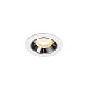 LED Deckeneinbauleuchte NUMINOS� XS, 6,9W, IP20, 55�, 2700K, 900lm, wei�/chrom