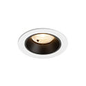 LED Deckeneinbauleuchte NUMINOS� S, 6,7W, IP20, 40�, 2700K, 1000lm, wei�/schwarz