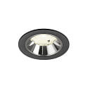 LED Deckeneinbauleuchte NUMINOS� S, 6,7W, IP20, 55�, 4000K, 1050lm, schwarz/chrom