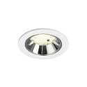 LED Deckeneinbauleuchte NUMINOS� S, 6,7W, IP20, 20�, 4000K, 1050lm, wei�/chrom