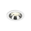 LED Deckeneinbauleuchte NUMINOS� S, 6,7W, IP20, 40�, 4000K, 1050lm, wei�/chrom