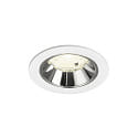 LED Deckeneinbauleuchte NUMINOS� S, 6,7W, IP20, 55�, 4000K, 1050lm, wei�/chrom