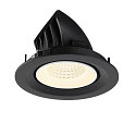 SLV ceiling recessed luminaire NUMINOS GIMBLE M suitable for VDU workstation IP20, black, white, lacquered dimmable