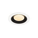 LED Deckeneinbauleuchte NUMINOS� M, 12W, IP20, 40�, 2700K, 1700lm, wei�/schwarz