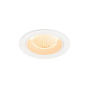 ceiling recessed luminaire NUMINOS M round, suitable for VDU workstation IP20, white, lacquered dimmable