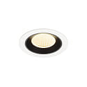 LED Deckeneinbauleuchte NUMINOS� M, 12W, IP20, 40�, 3000K, 1800lm, wei�/schwarz