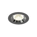 LED Deckeneinbauleuchte NUMINOS� M, 12W, IP20, 20�, 4000K, 1900lm, schwarz/chrom