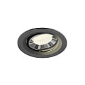 LED Deckeneinbauleuchte NUMINOS� MOVE M, 12W, IP20, schwenkbar, 55�, 4000K, 1900lm, schwarz/chrom