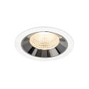 LED Deckeneinbauleuchte NUMINOS� L, 17W, IP20, 55�, 2700K, 2400lm, wei�/chrom
