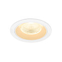 LED Deckeneinbauleuchte NUMINOS L, rund, 17W, IP20, dimmbar, 55, 3000K, 2500lm, wei