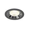 LED Deckeneinbauleuchte NUMINOS� L, 17W, IP20, 40�, 4000K, 2700lm, schwarz/chrom