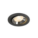 LED Deckeneinbauleuchte NUMINOS� MOVE L, 17W, IP20, schwenkbar, 40�, 2700K, 2400lm, schwarz/chrom