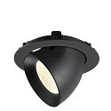 SLV LED Deckeneinbaustrahler NUMINOS GIMBLE XL, 24W, IP20, dimmbar, 40, 4000K, 3800lm, schwarz