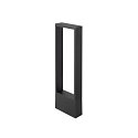SLV outdoor floor lamp FLATT II 62 square, black dimmable