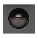 SLV outdoor wall luminaire FLATT II with sensor IP54, black 
