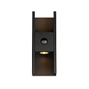 SLV outdoor wall luminaire FLATT II with sensor IP54, black 