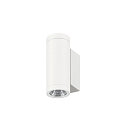 SLV LED Outdoor Wandleuchte HELIA PRO S UP/DOWN, H: 17,5cm, zylindrisch, 24, IP65, 12W, 2700K, 1200lm, wei