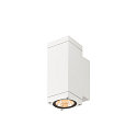 Applique da esterno THEO PRO S UP/DOWN angolare IP65, bianco, laccato 