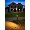SLV Luce con piedistallo QUAD PRO 90 angolare, controllabile da DALI, resistente agli urti, resistenti all'aria di mare IP65