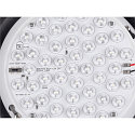 SLV LED Wand-/Deckenleuchte CYFT XL, 125�, 15W, 2700/3000/4000K, 810lm, IP65, dimmbar, schwarz / klar