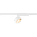 1-phase spot KALU 2.0 cylindrical, suitable for VDU workstation IP20, white, lacquered dimmable