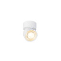 wall and ceiling luminaire KALU 2.0 1 flame, suitable for VDU workstation IP20, white, lacquered dimmable