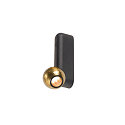 wall and ceiling luminaire DYSKO IP20, gold, black, lacquered dimmable