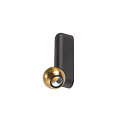 SLV wall and ceiling luminaire DYSKO IP20, gold, black, lacquered dimmable