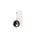 SLV wall and ceiling luminaire DYSKO IP20, black, white, lacquered dimmable