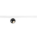 1-phase spot DYSKO IP20, black, white, lacquered dimmable