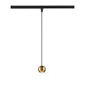 1-phase pendant luminaire DYSKO IP20, gold, black dimmable