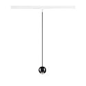 SLV 1-phase pendant luminaire DYSKO IP20, black, white dimmable