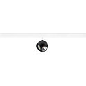 SLV track spot DYSKO IP20, black, white dimmable