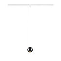 pendant luminaire DYSKO IP20, black, white dimmable