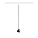 SLV pendant luminaire DYSKO IP20, black, white dimmable