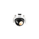 SLV ceiling recessed luminaire DYSKO round IP20, black, white dimmable