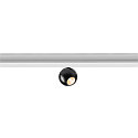 SLV track spot DYSKO IP20, black, white dimmable