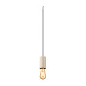 SLV Luci a sospesione FITU PD STONE E27 IP20, beige dimmerabile