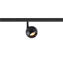 Projecteur sur rail LIGHT EYE 2.0 rond IP20, noir, laqu gradable