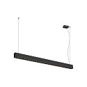 pendant luminaire GLENOS PRO IP20, black dimmable