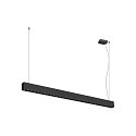 SLV pendant luminaire GLENOS PRO IP20, black dimmable