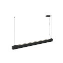 SLV pendant luminaire GLENOS PRO IP20, black dimmable
